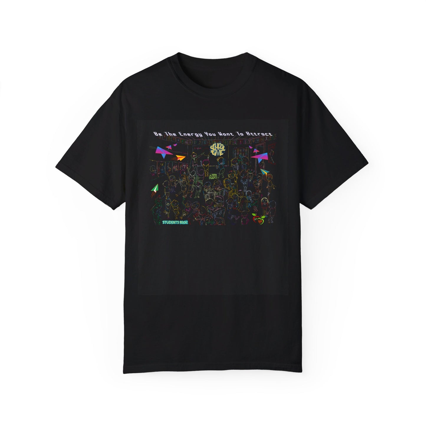 Back To "School Vibes" Comfort Colors T-Shirt With Designs