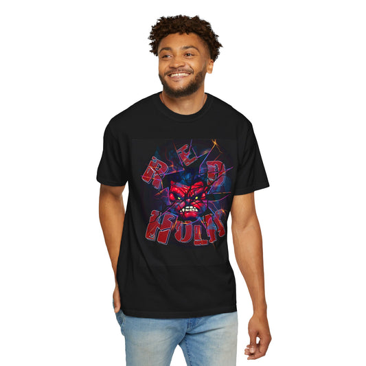 Red Hulk "Shattering Glass" Comfort Colors T-Shirt Design