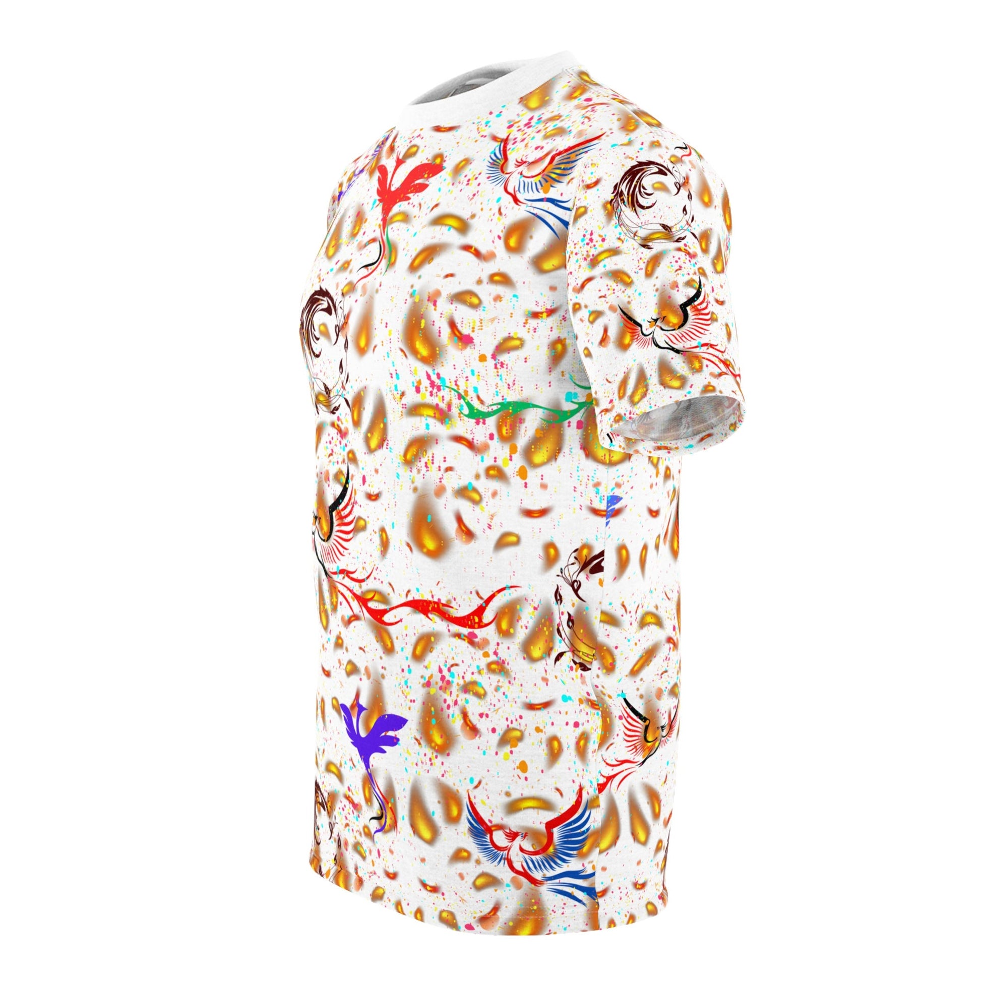 Brilliant Eye-Catching Phoenix "All Over Print" Unisex Cut & Sew T-Shirt