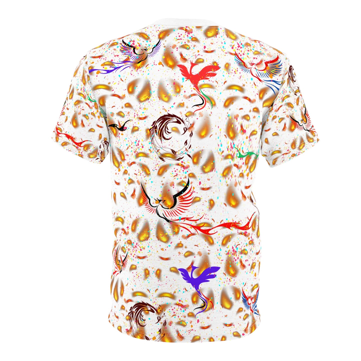 Brilliant Eye-Catching Phoenix "All Over Print" Unisex Cut & Sew T-Shirt