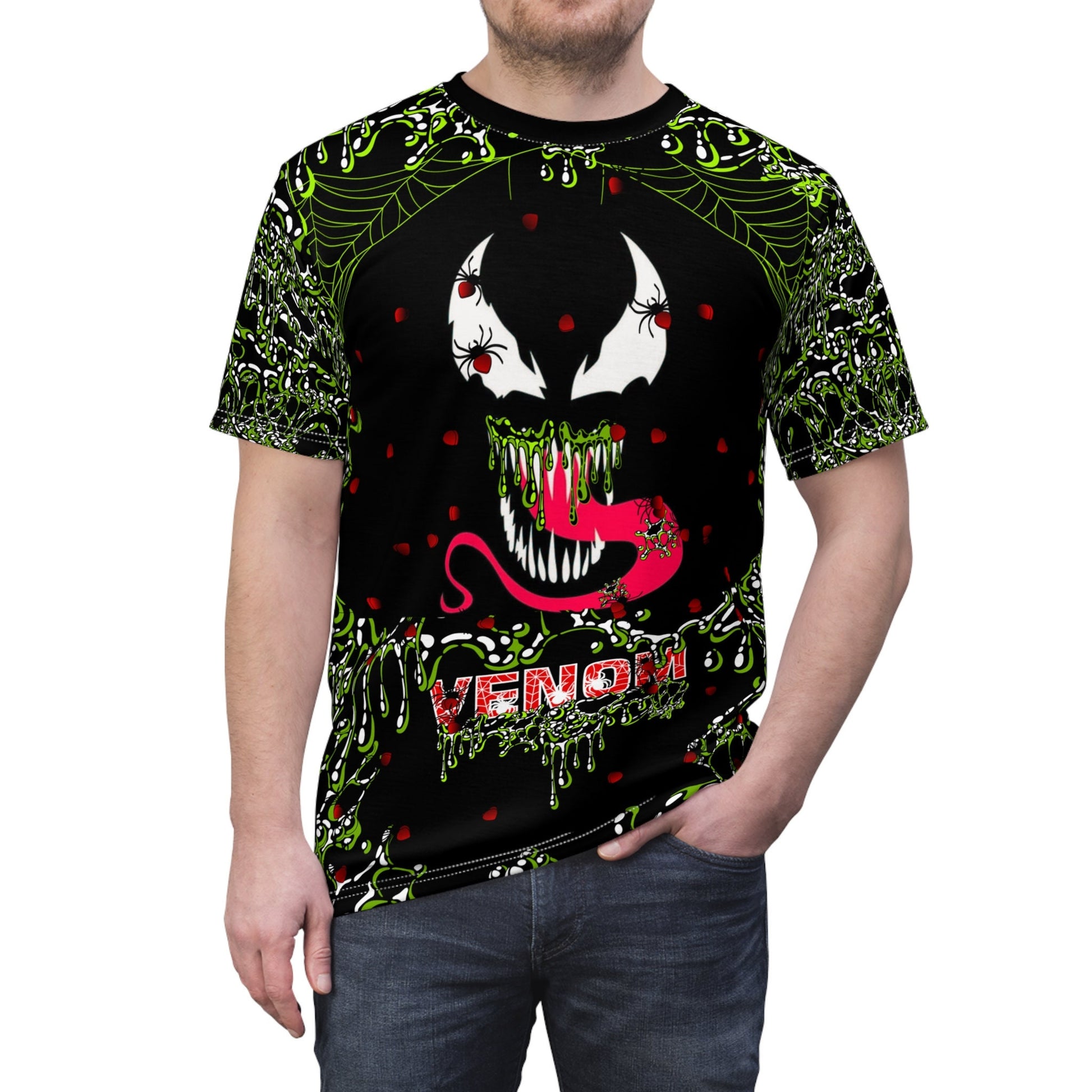 Venom! "Heavy Toxin" All Over Print Unisex Cut & Sew T-Shirt